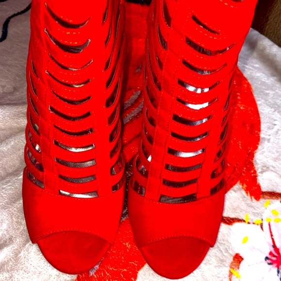 Red Heels by Rogue: **Discount Shipping Applied** - Picture 1 of 8